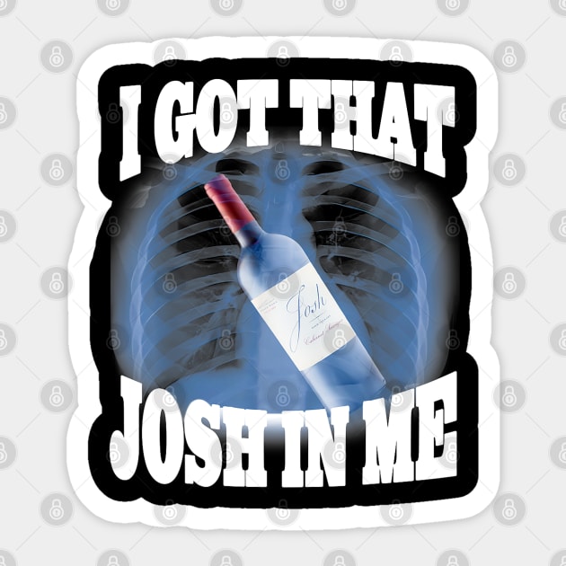 I Got That Wine In Me Sticker by Drawings Star